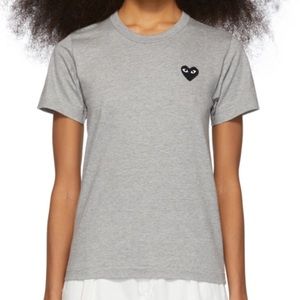 CDG PLAY Women’s T-shirt XS gray